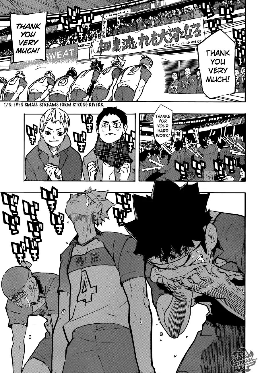 Haikyu!! Chapter 243 page 4 - Chapter 243: Their Respective First Matches