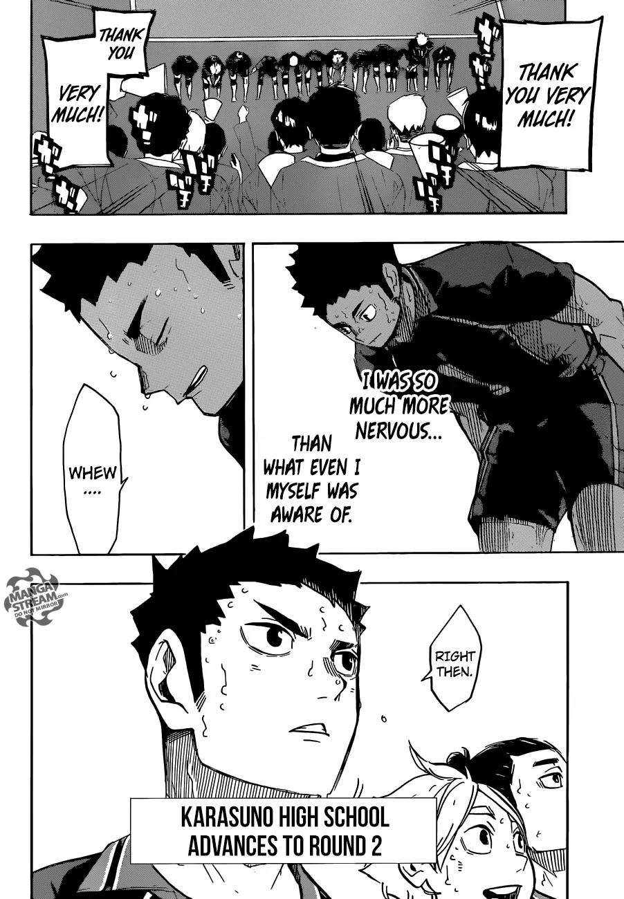 Haikyu!! Chapter 243 page 7 - Chapter 243: Their Respective First Matches