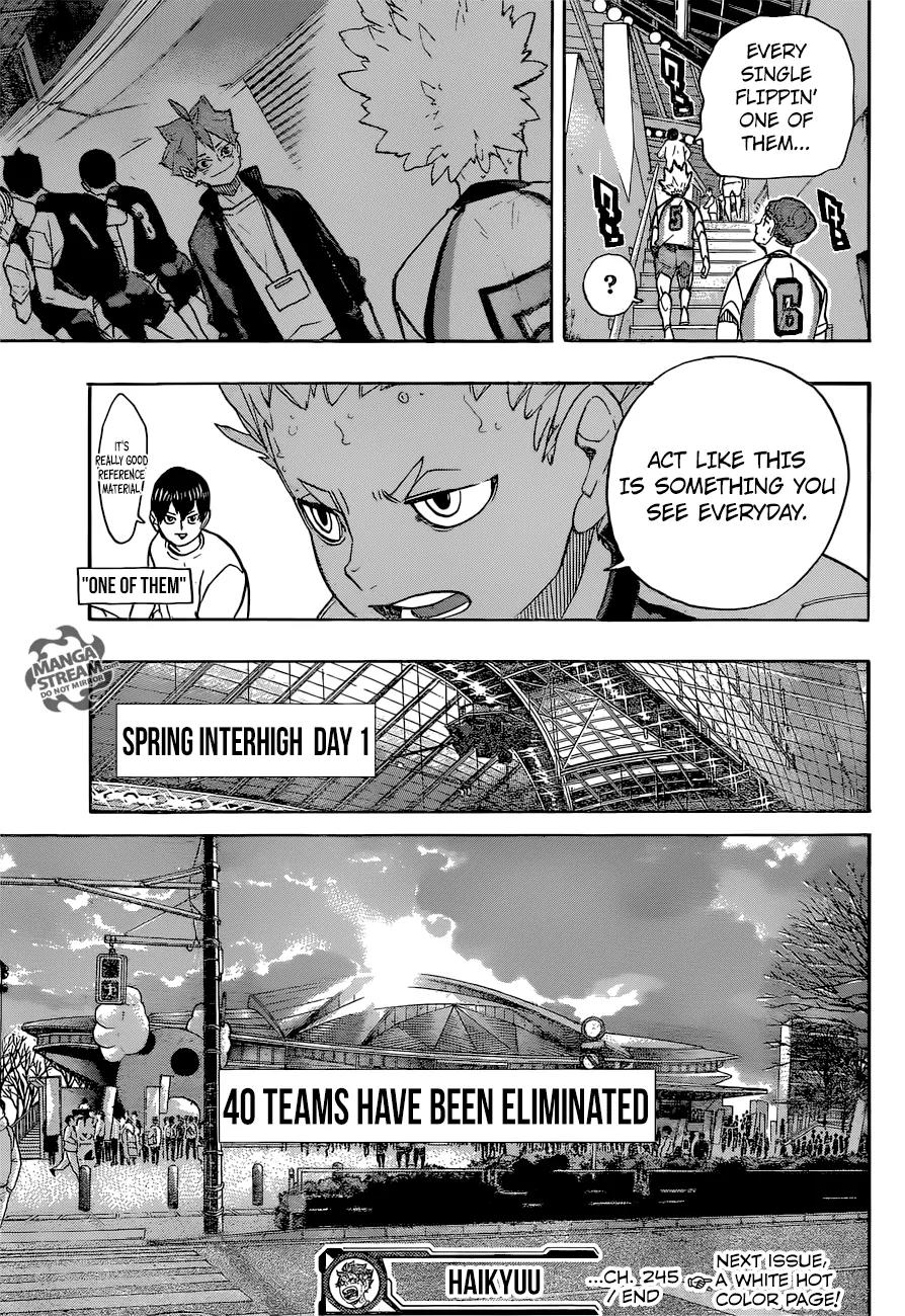 Haikyu!! Chapter 245 page 19 - Chapter 245: Vivid