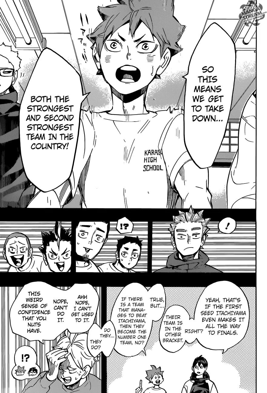 Haikyu!! Chapter 247 page 12 - Chapter 247: The Second Day