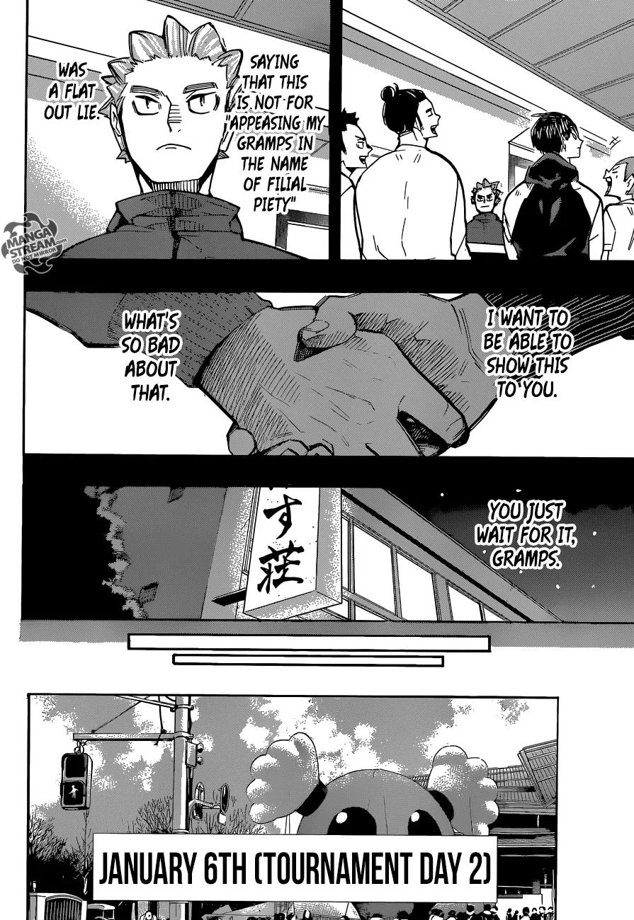 Haikyu!! Chapter 247 page 13 - Chapter 247: The Second Day