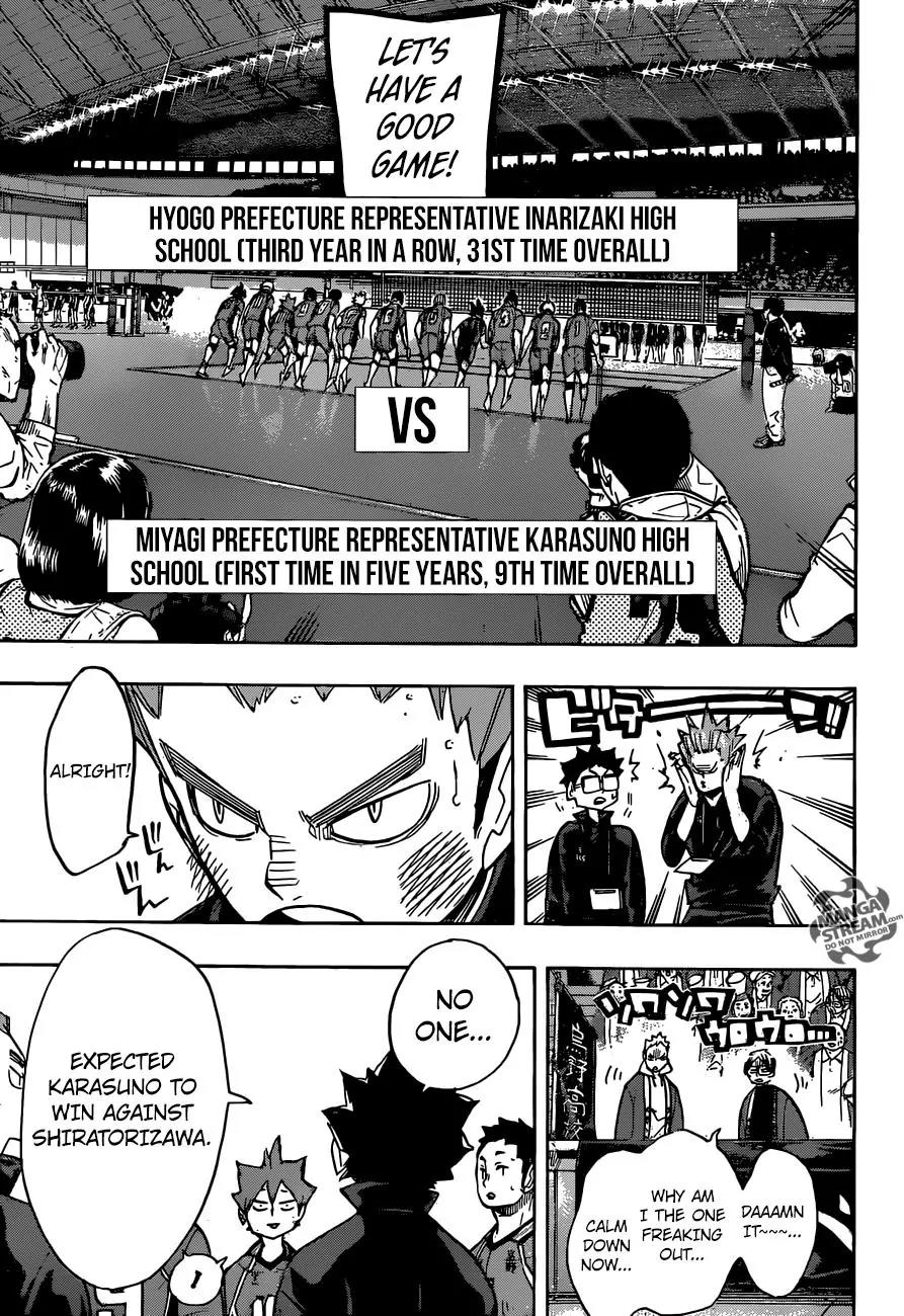 Haikyu!! Chapter 249 page 6 - Chapter 249: Tumult and Silence