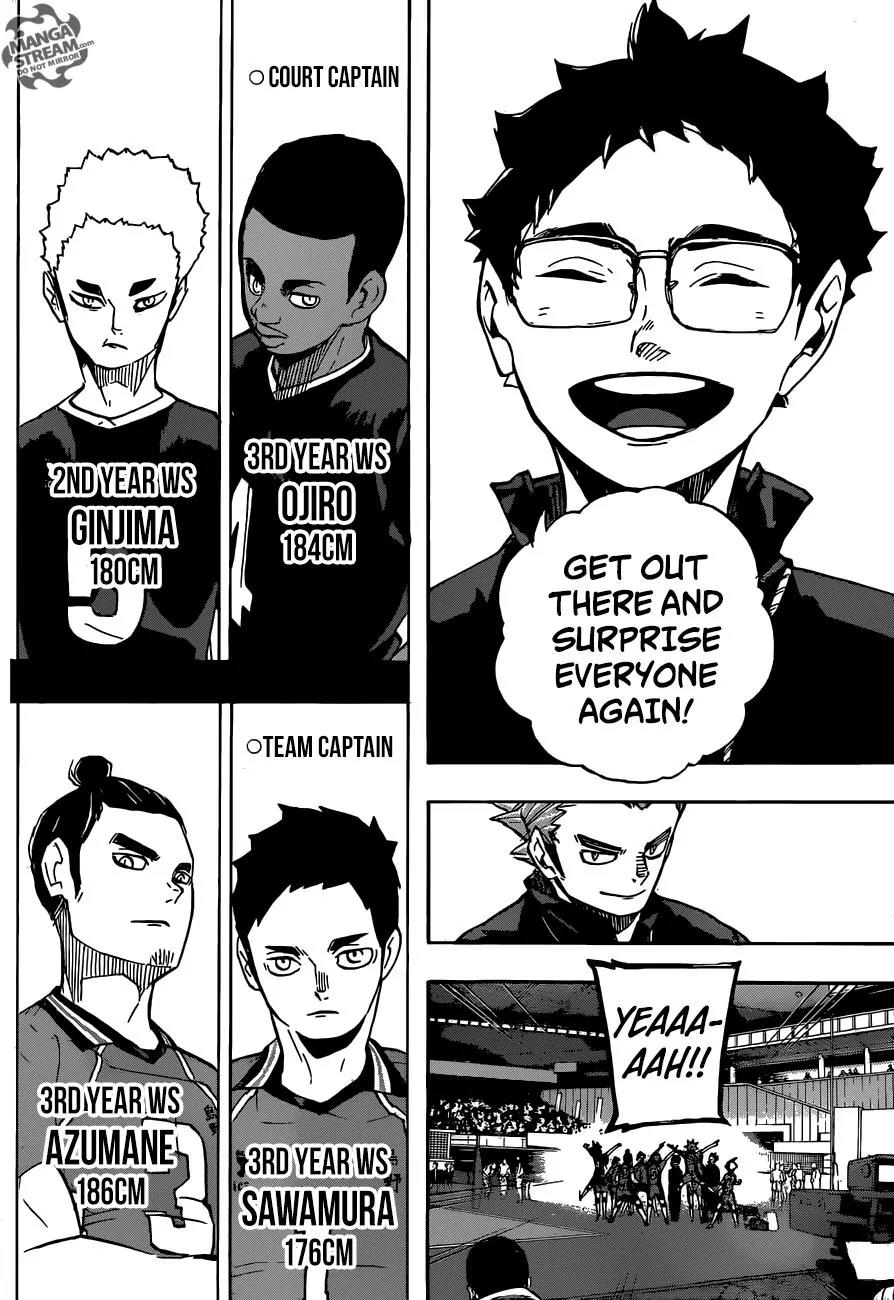 Haikyu!! Chapter 249 page 7 - Chapter 249: Tumult and Silence