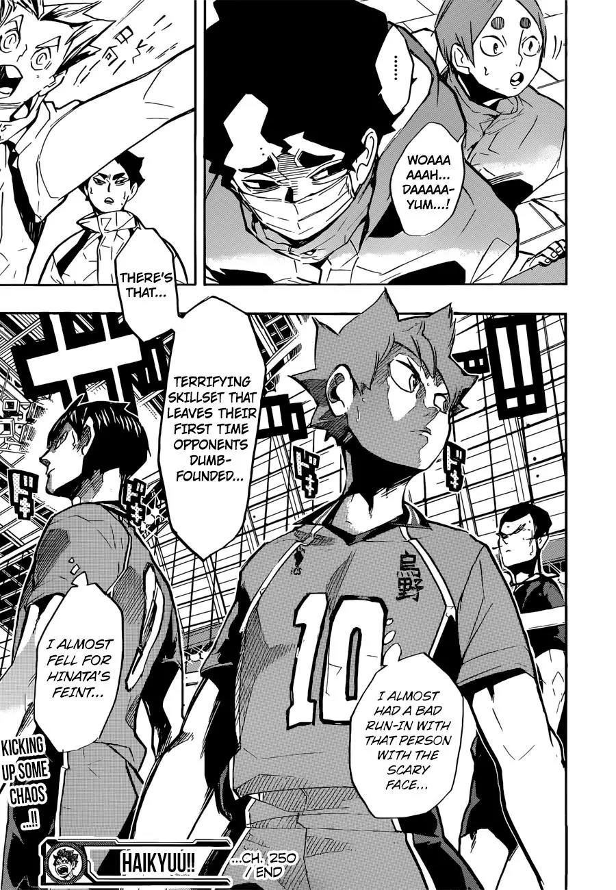 Haikyu!! Chapter 250 page 18 - Chapter 250: Challenger