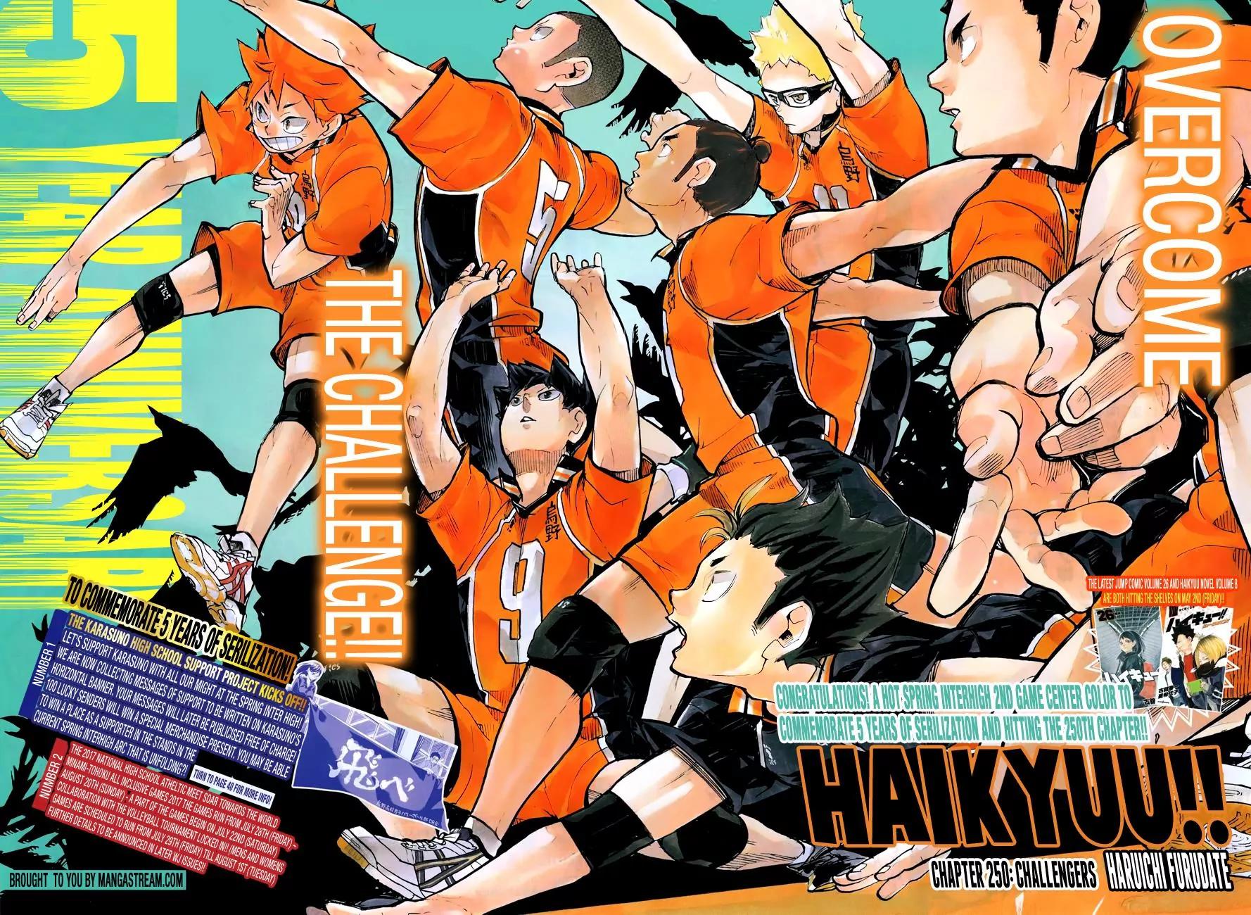 Haikyu!! Chapter 250 page 4 - Chapter 250: Challenger
