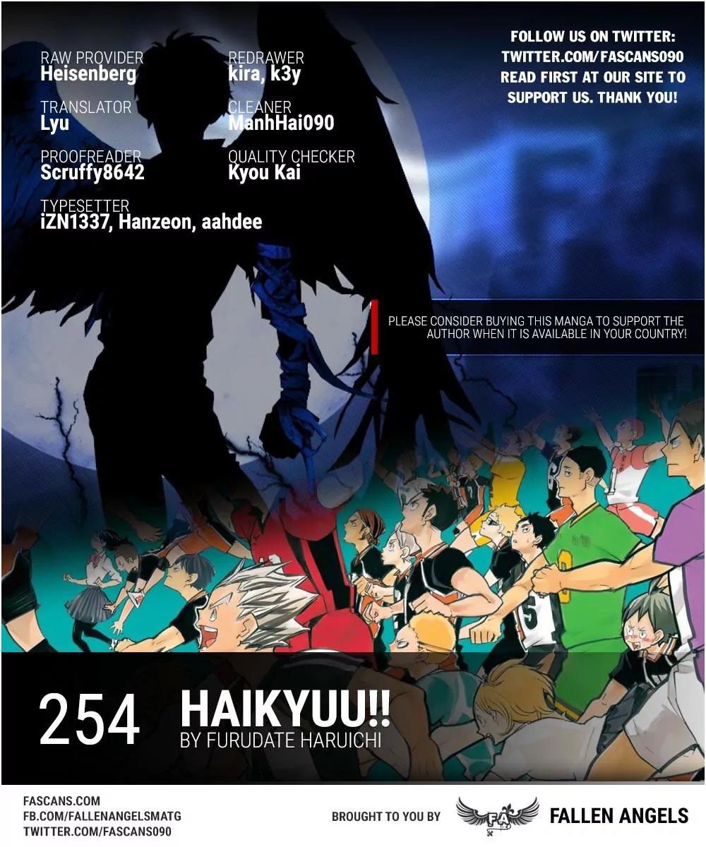 Haikyu!! Chapter 254 page 1 - Chapter 254: God-like, Phantom, Evil Spirit