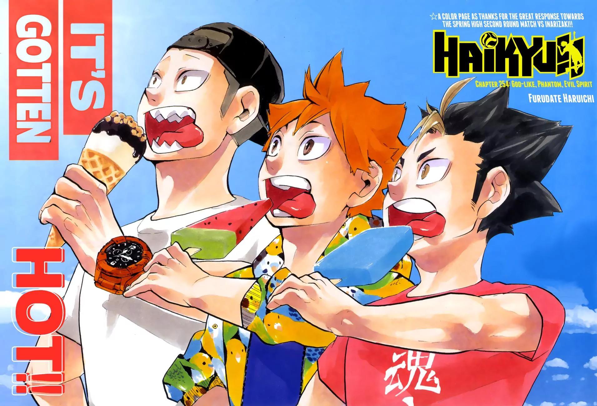 Haikyu!! Chapter 254 page 2 - Chapter 254: God-like, Phantom, Evil Spirit
