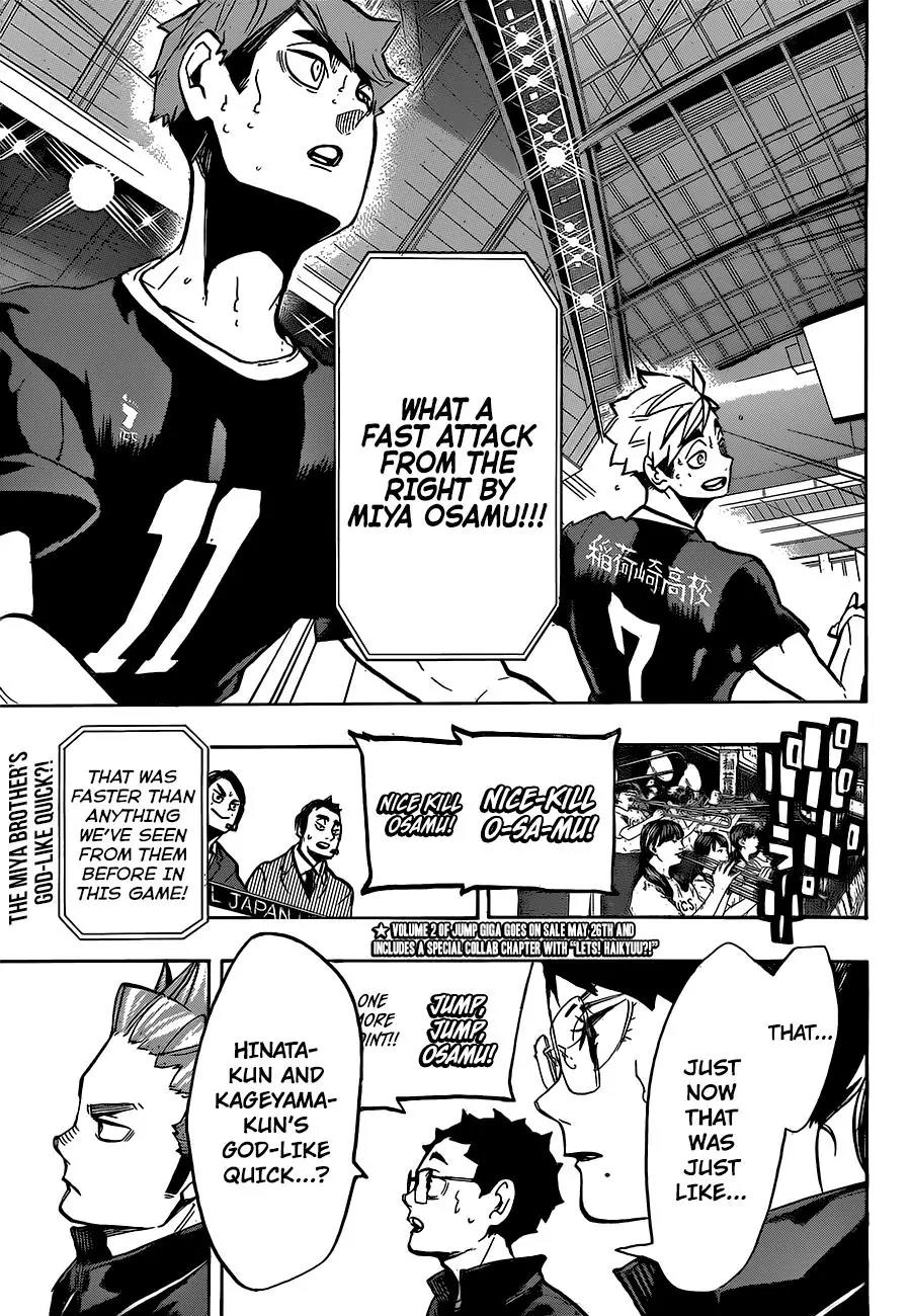 Haikyu!! Chapter 254 page 3 - Chapter 254: God-like, Phantom, Evil Spirit