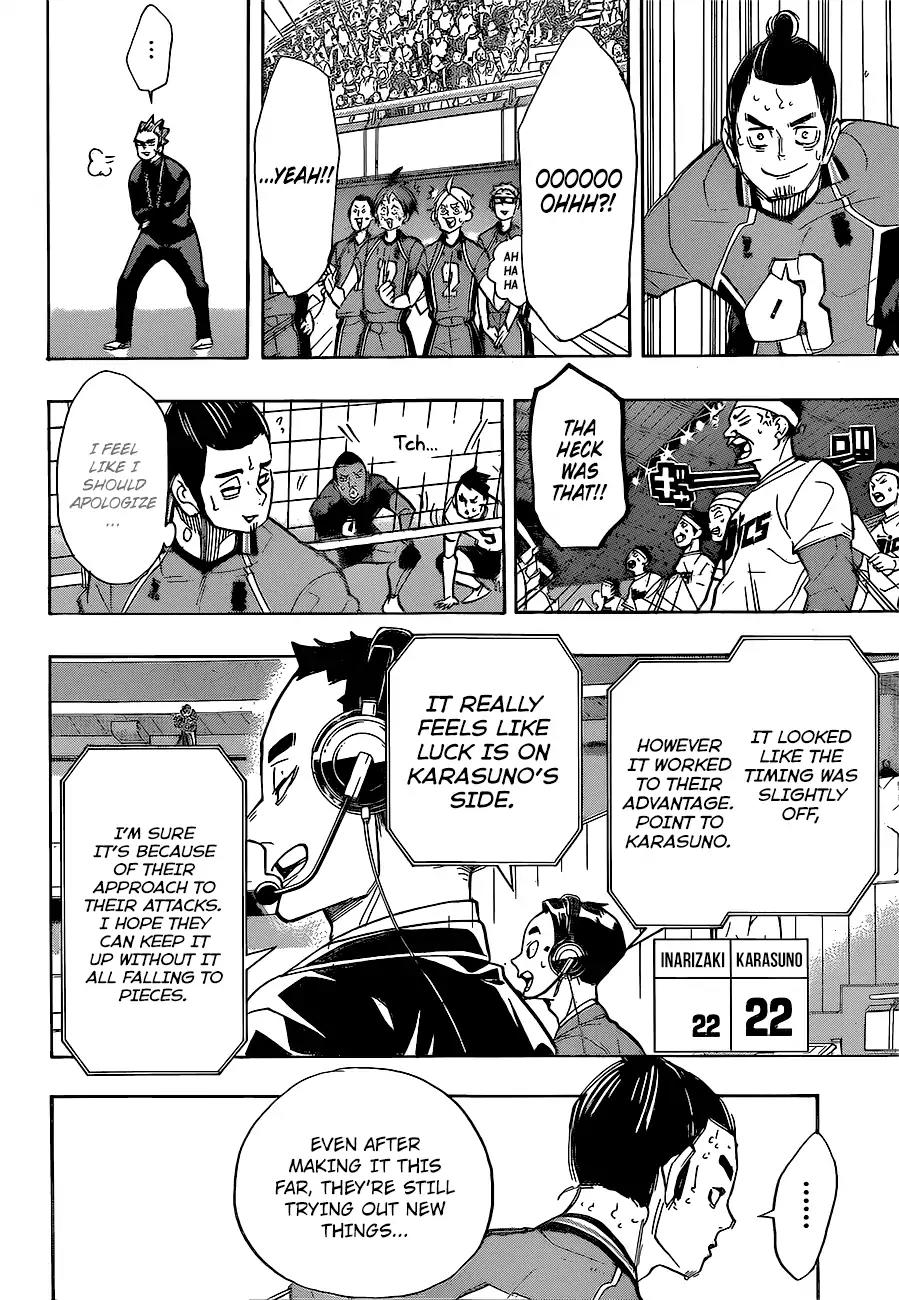 Haikyu!! Chapter 259 page 15 - Chapter 259: Keep Pushing