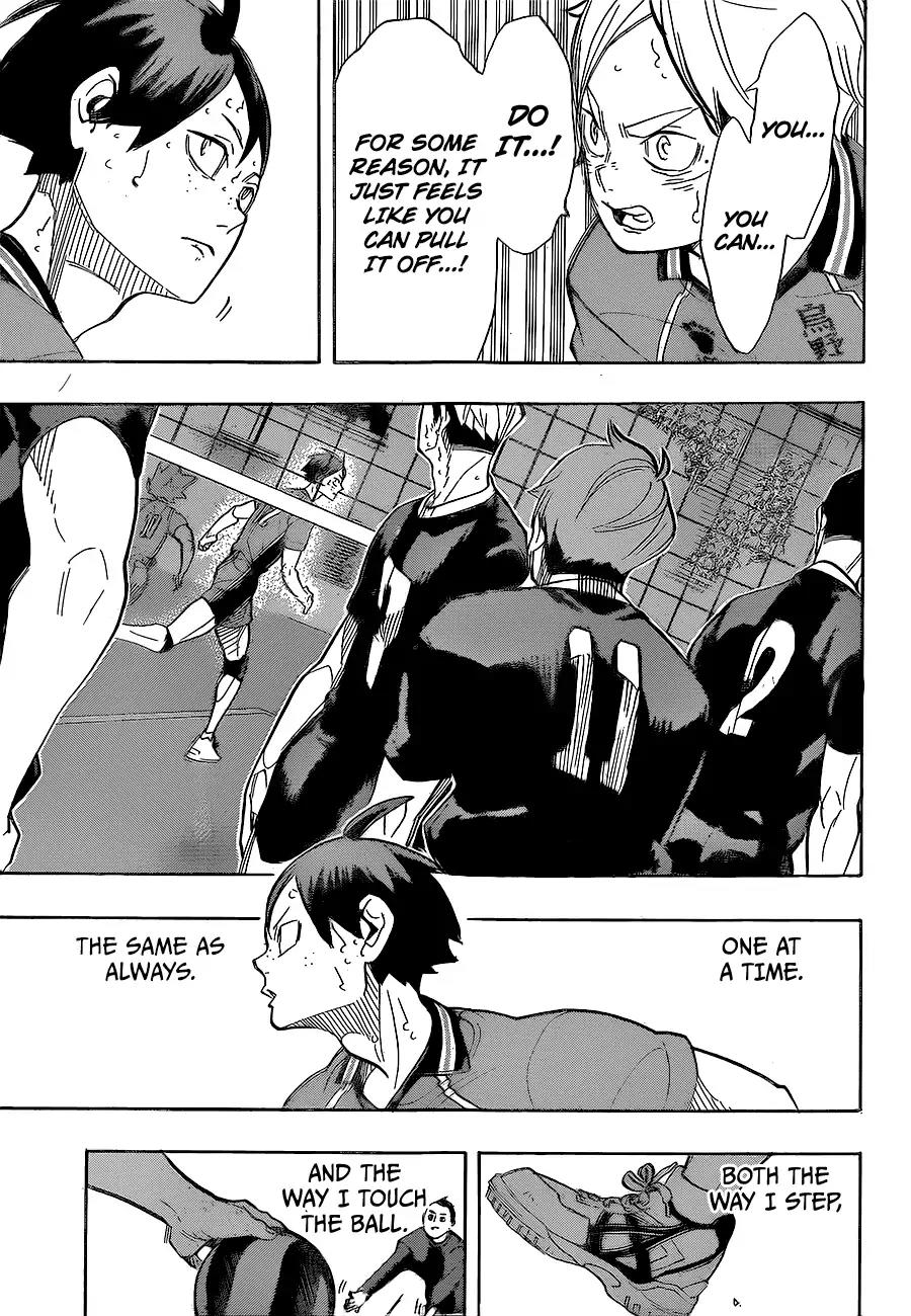 Haikyu!! Chapter 259 page 18 - Chapter 259: Keep Pushing