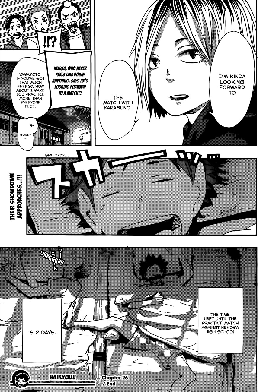 Haikyu!! Chapter 26 page 19 - Chapter 26: Determination