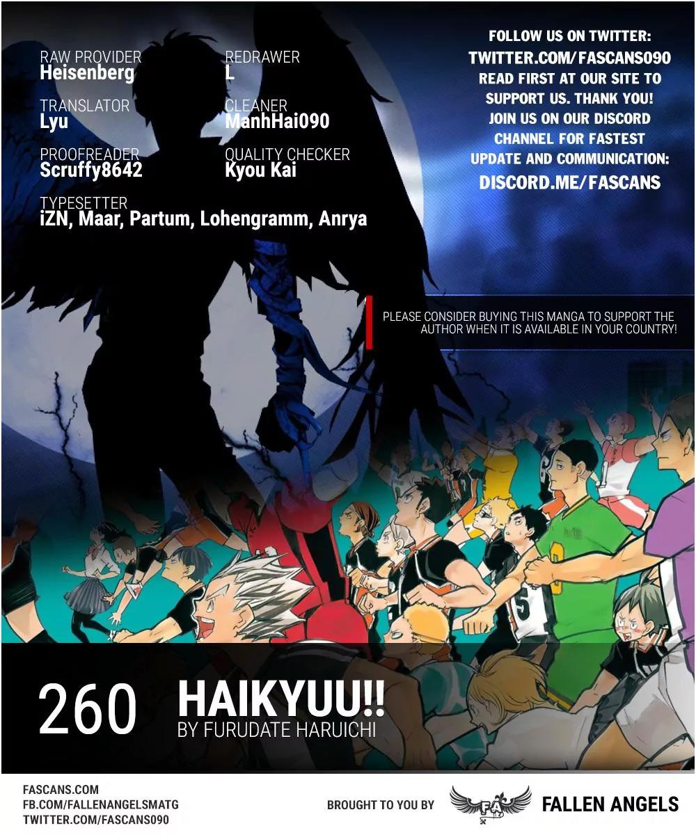 Haikyu!! Chapter 260 page 1 - Chapter 260: Desperate