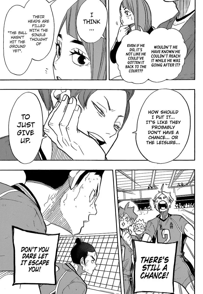 Haikyu!! Chapter 260 page 15 - Chapter 260: Desperate