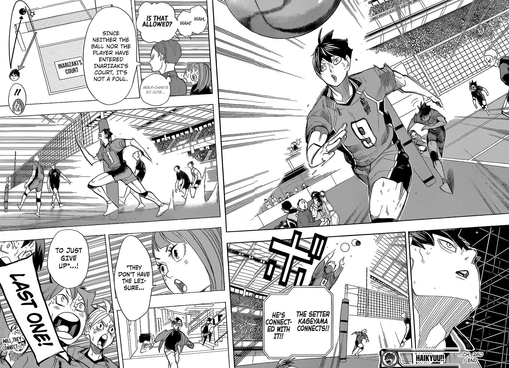 Haikyu!! Chapter 260 page 18 - Chapter 260: Desperate