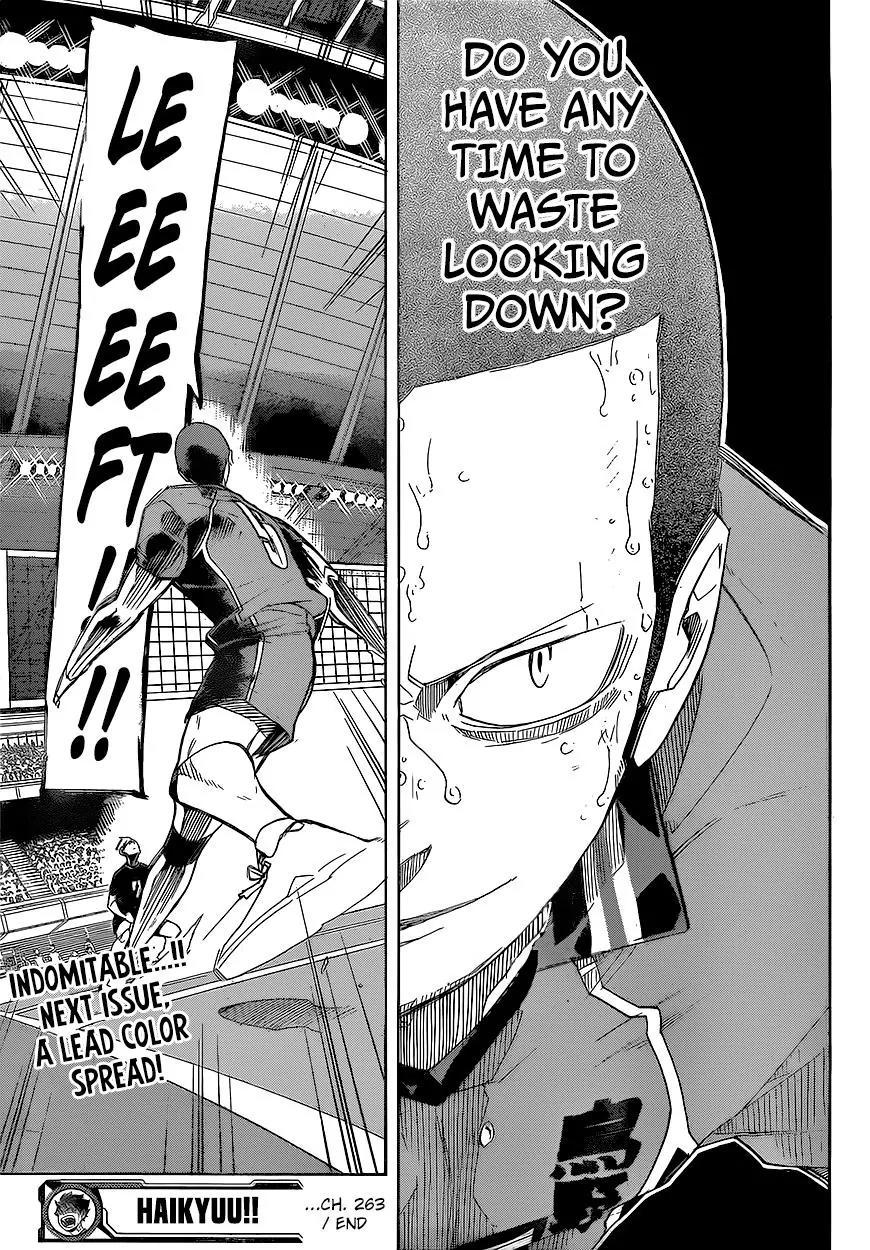 Haikyu!! Chapter 263 page 21 - Chapter 263: Paisen's Pride
