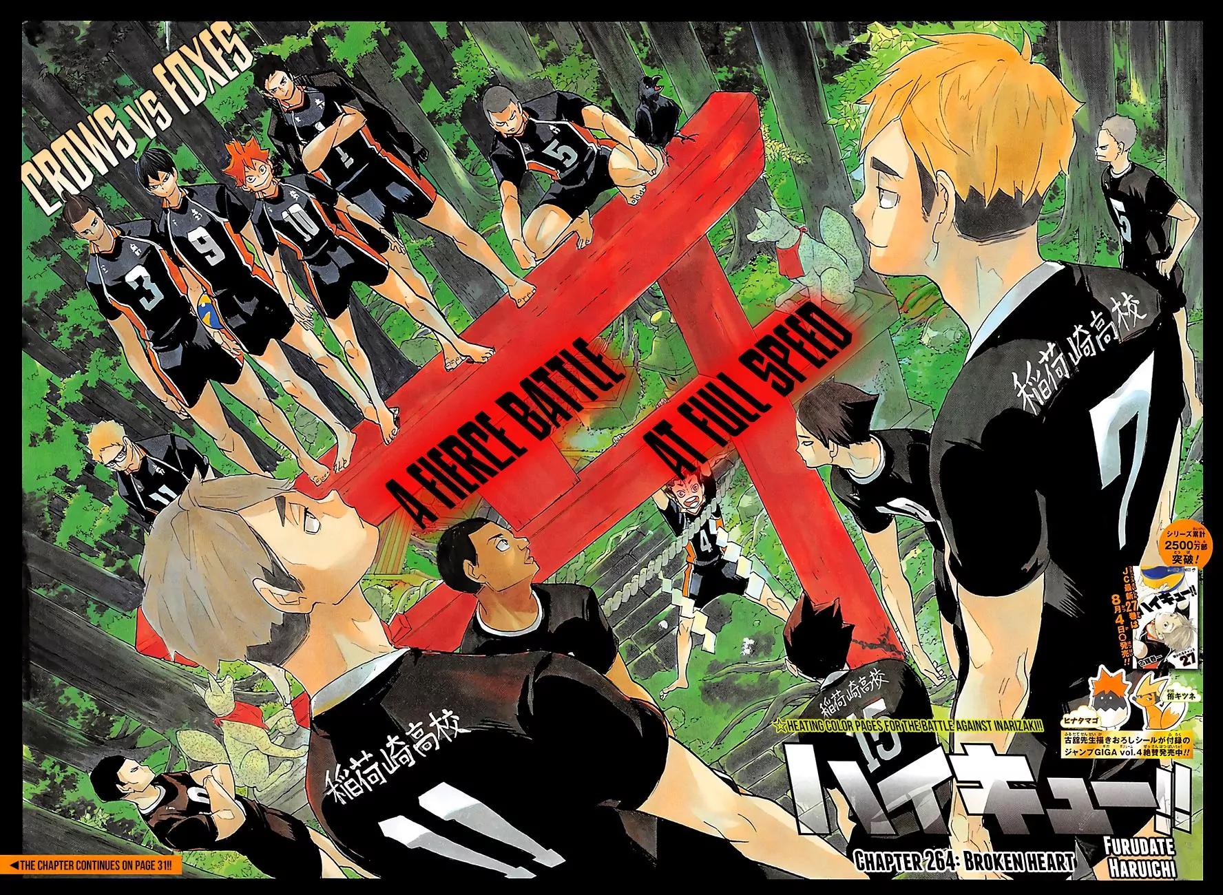 Haikyu!! Chapter 264 page 3 - Chapter 264: Broken Hearts