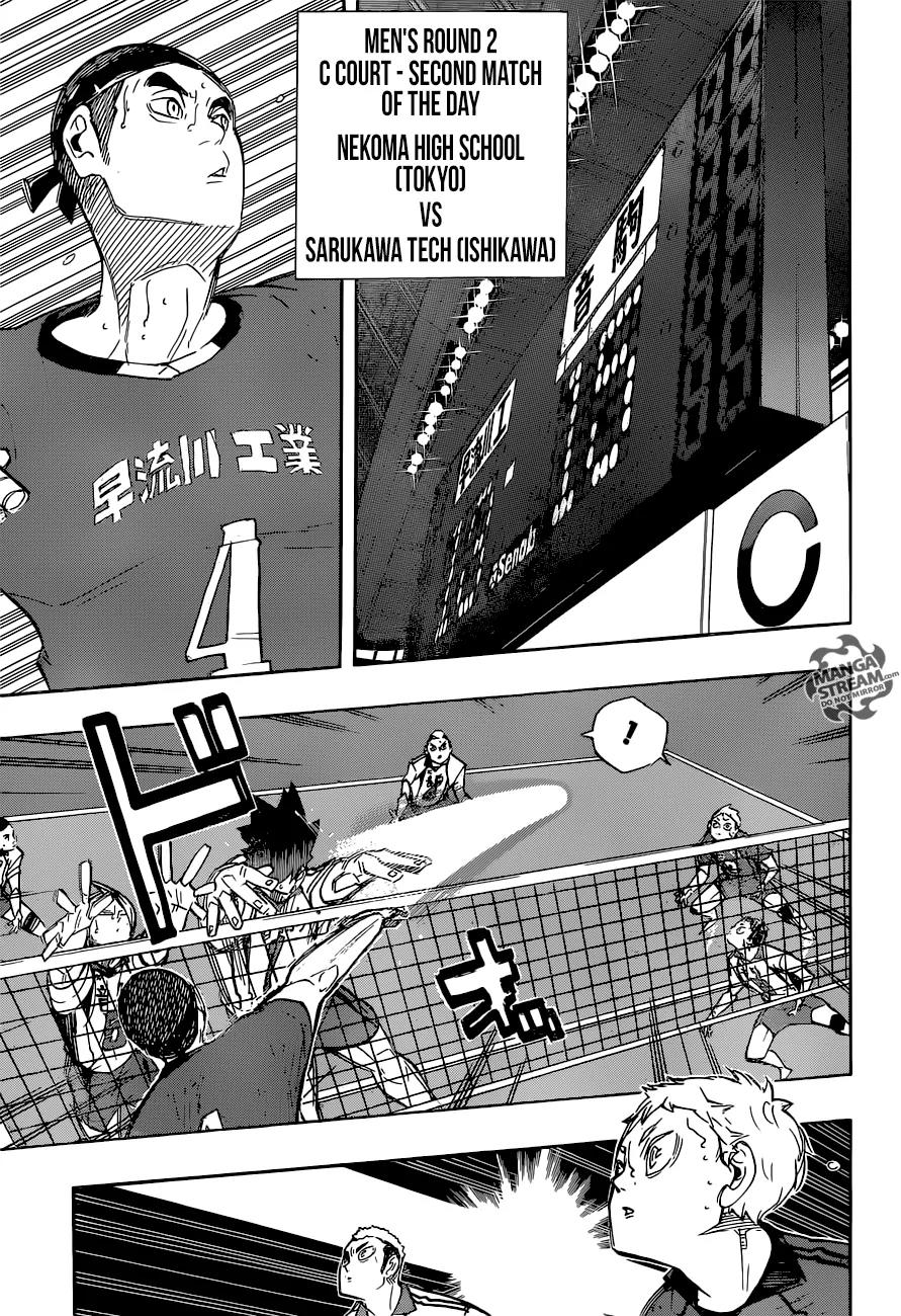 Haikyu!! Chapter 265 page 13 - Chapter 265: Meanwhile, The Lethargic Cats... Haruichi Furudate