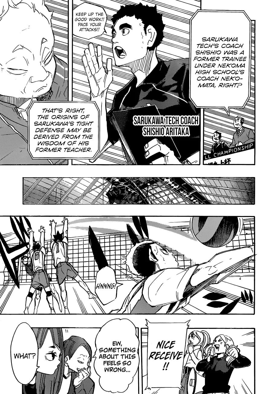 Haikyu!! Chapter 265 page 17 - Chapter 265: Meanwhile, The Lethargic Cats... Haruichi Furudate