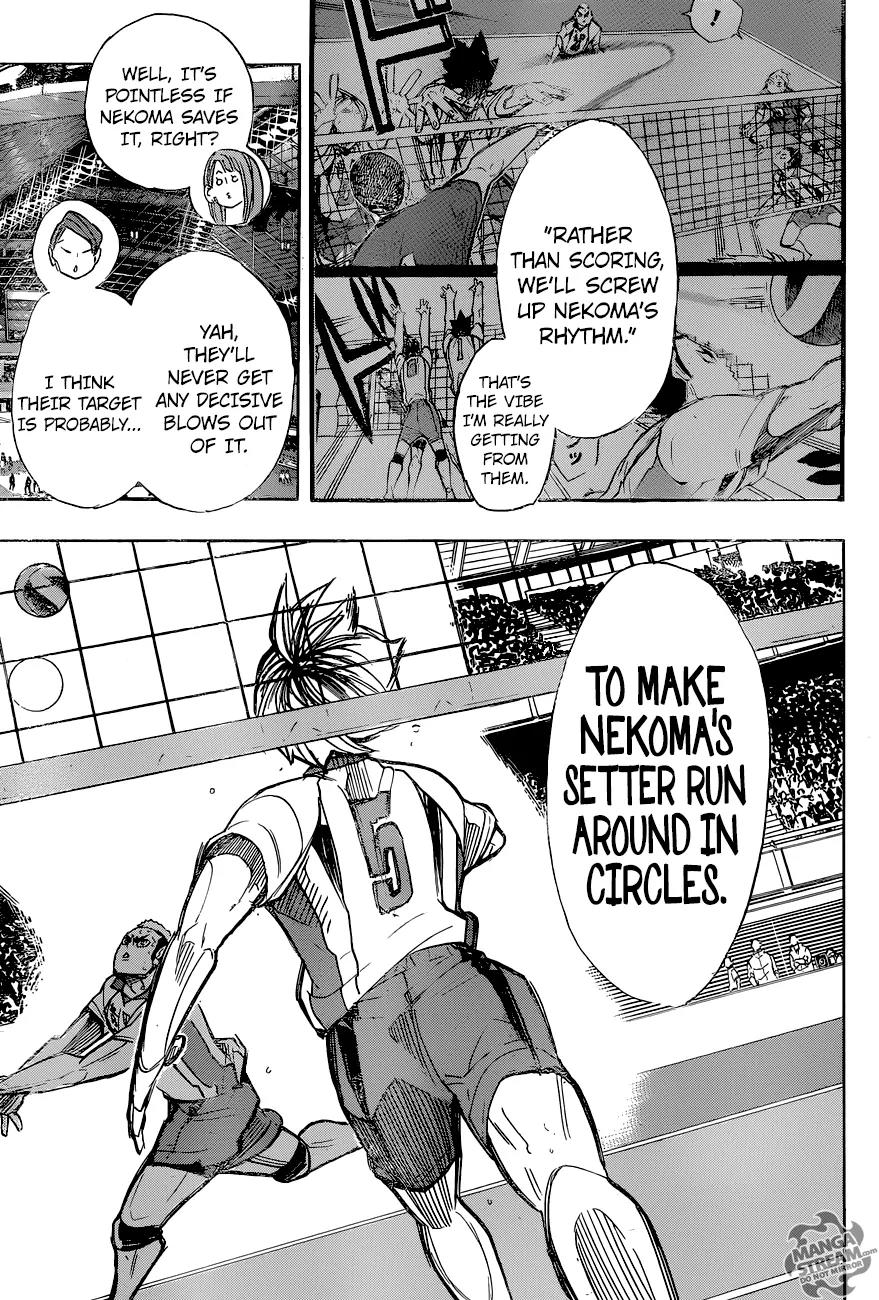 Haikyu!! Chapter 265 page 19 - Chapter 265: Meanwhile, The Lethargic Cats... Haruichi Furudate