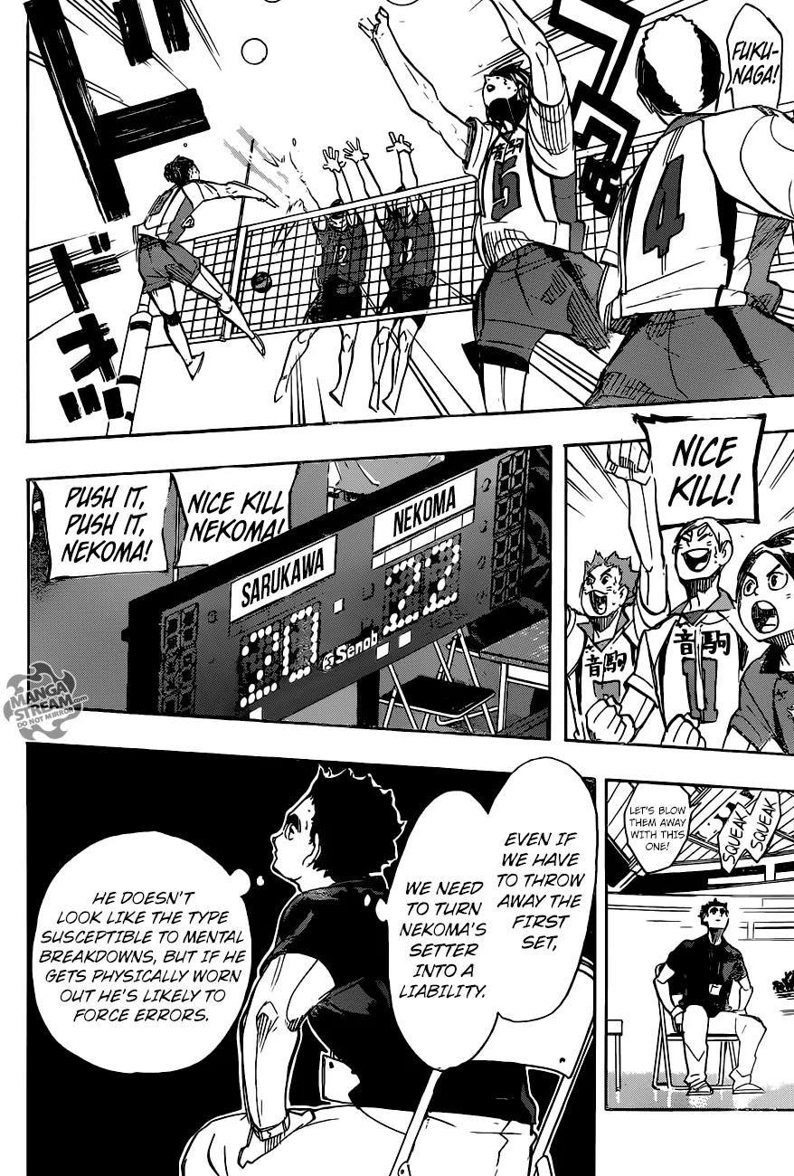 Haikyu!! Chapter 265 page 20 - Chapter 265: Meanwhile, The Lethargic Cats... Haruichi Furudate