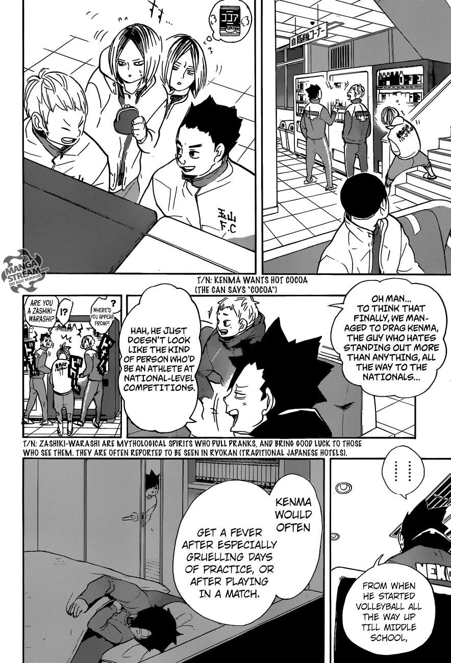 Haikyu!! Chapter 265 page 4 - Chapter 265: Meanwhile, The Lethargic Cats... Haruichi Furudate