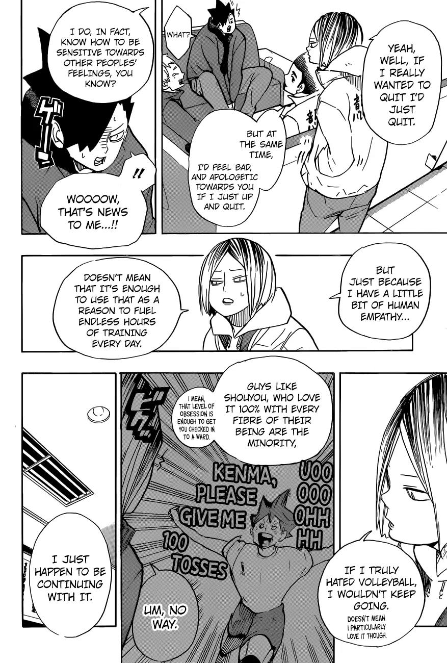 Haikyu!! Chapter 265 page 6 - Chapter 265: Meanwhile, The Lethargic Cats... Haruichi Furudate