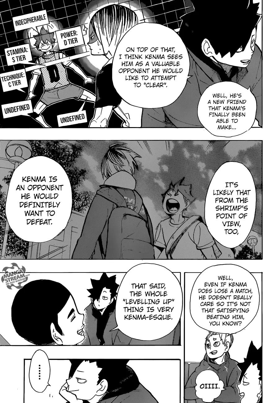 Haikyu!! Chapter 265 page 9 - Chapter 265: Meanwhile, The Lethargic Cats... Haruichi Furudate