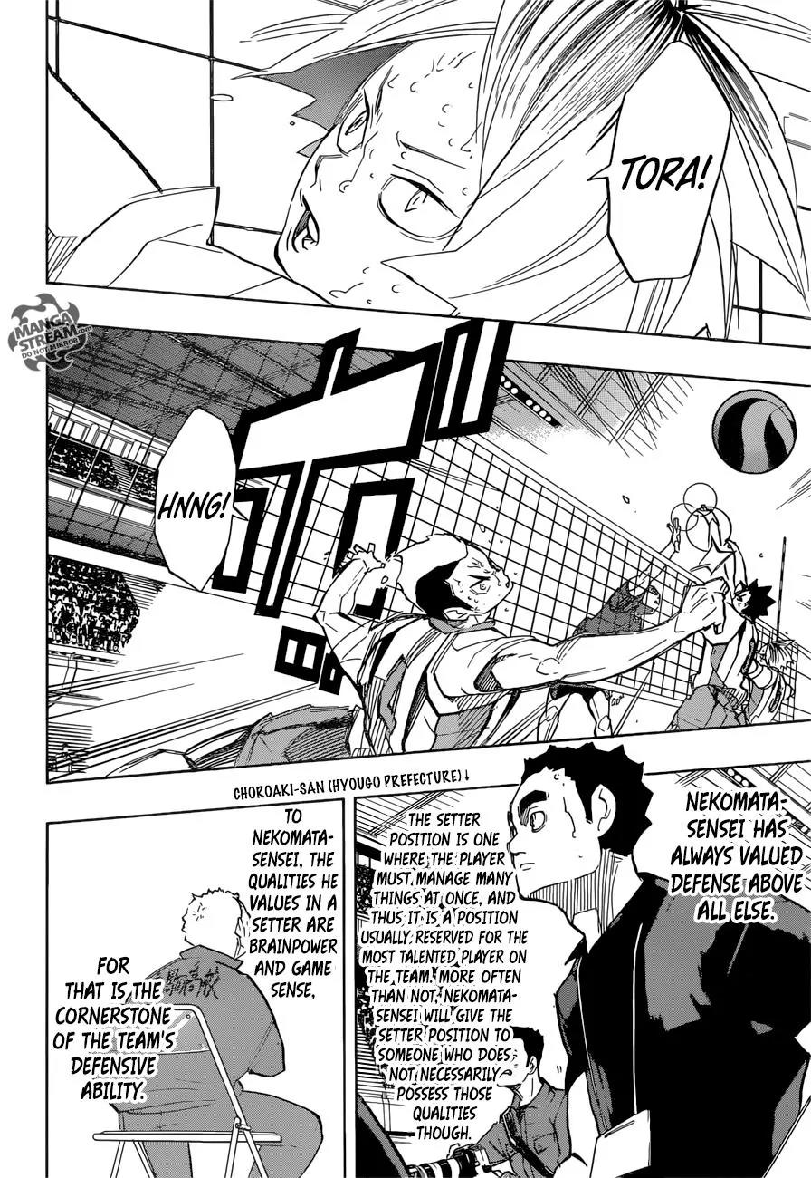 Haikyu!! Chapter 266 page 16 - Chapter 266: Cats vs Monkeys