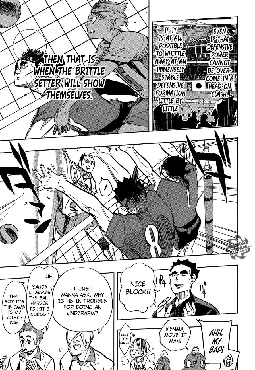 Haikyu!! Chapter 266 page 17 - Chapter 266: Cats vs Monkeys