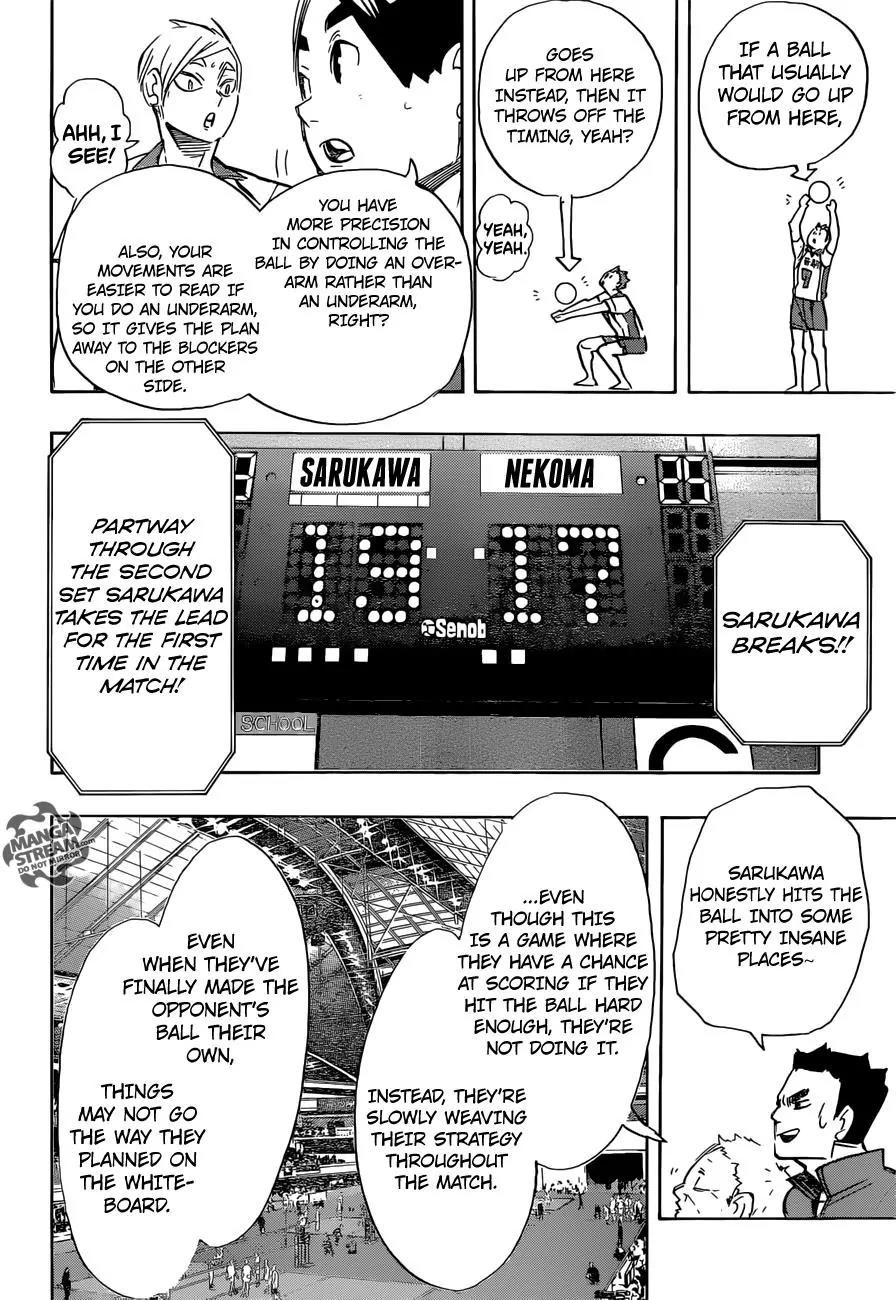 Haikyu!! Chapter 266 page 18 - Chapter 266: Cats vs Monkeys
