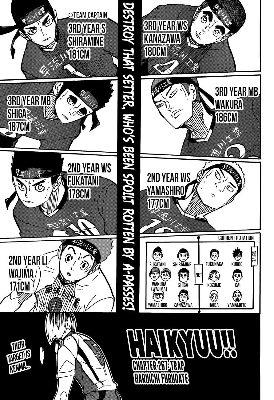 Haikyu!! Chapter 267 page 1 - Chapter 267: Trap