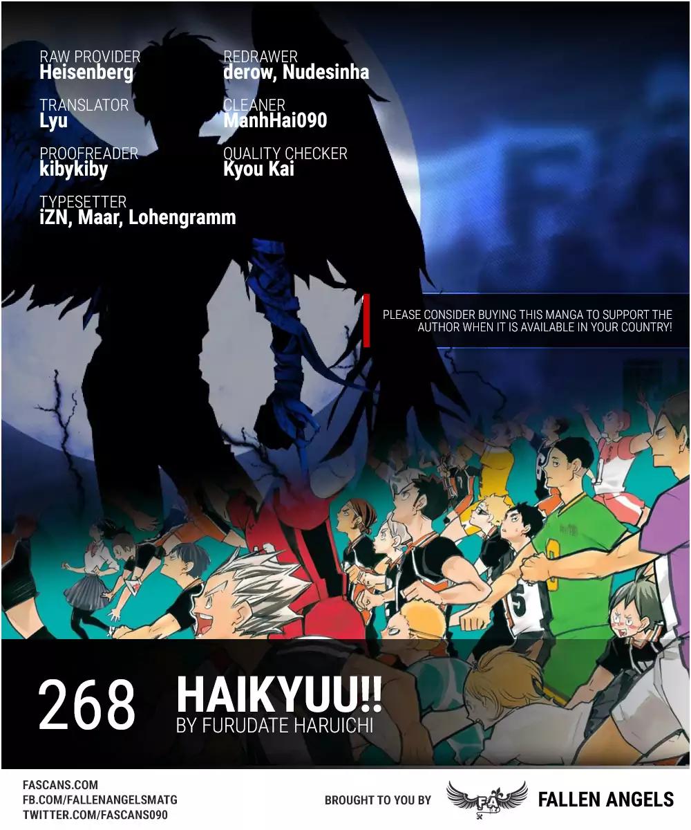 Haikyu!! Chapter 268 page 1 - Chapter 268: Kozume Kenma Believes There’s a Way