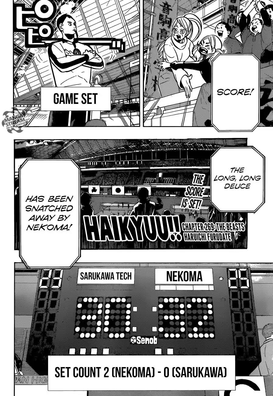 Haikyu!! Chapter 269 page 3 - Chapter 269: The Beasts