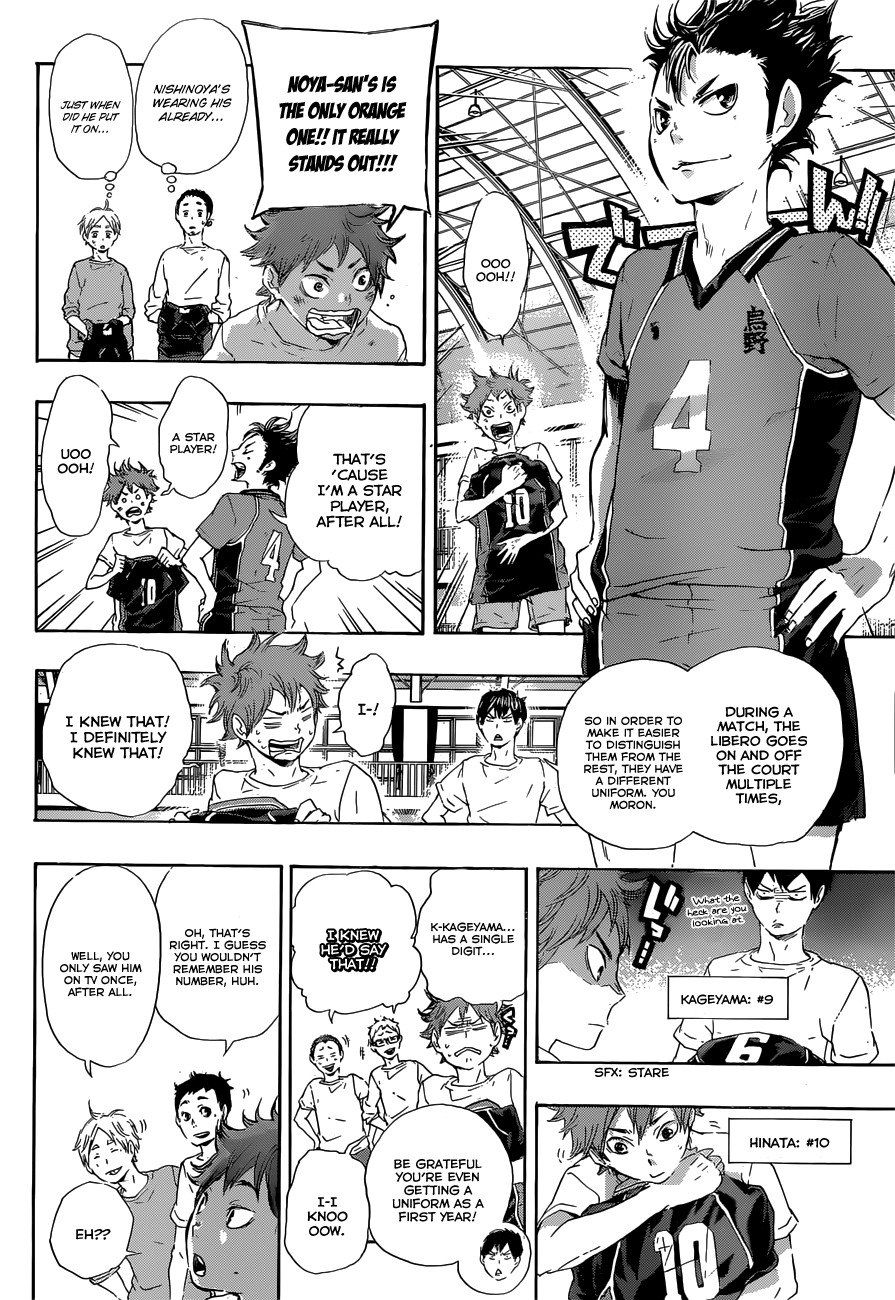 Haikyu!! Chapter 27 page 10 - Chapter 27: The Cats and Crows Meet Again