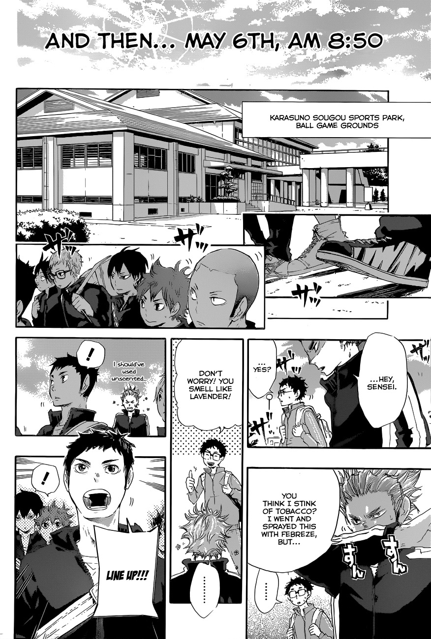 Haikyu!! Chapter 27 page 14 - Chapter 27: The Cats and Crows Meet Again