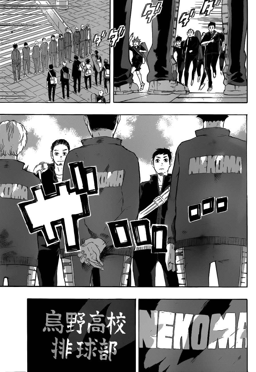 Haikyu!! Chapter 27 page 15 - Chapter 27: The Cats and Crows Meet Again