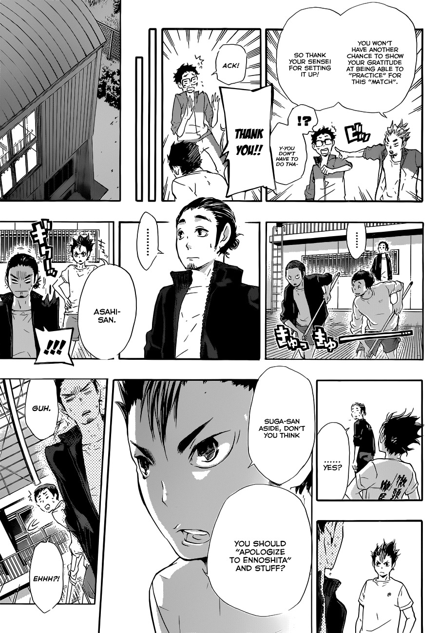 Haikyu!! Chapter 27 page 3 - Chapter 27: The Cats and Crows Meet Again