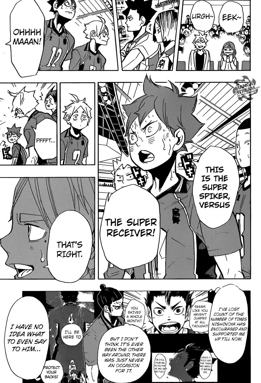 Haikyu!! Chapter 270 page 10 - Chapter 270: Interumental Trio Ensemble Haruichi Furudate