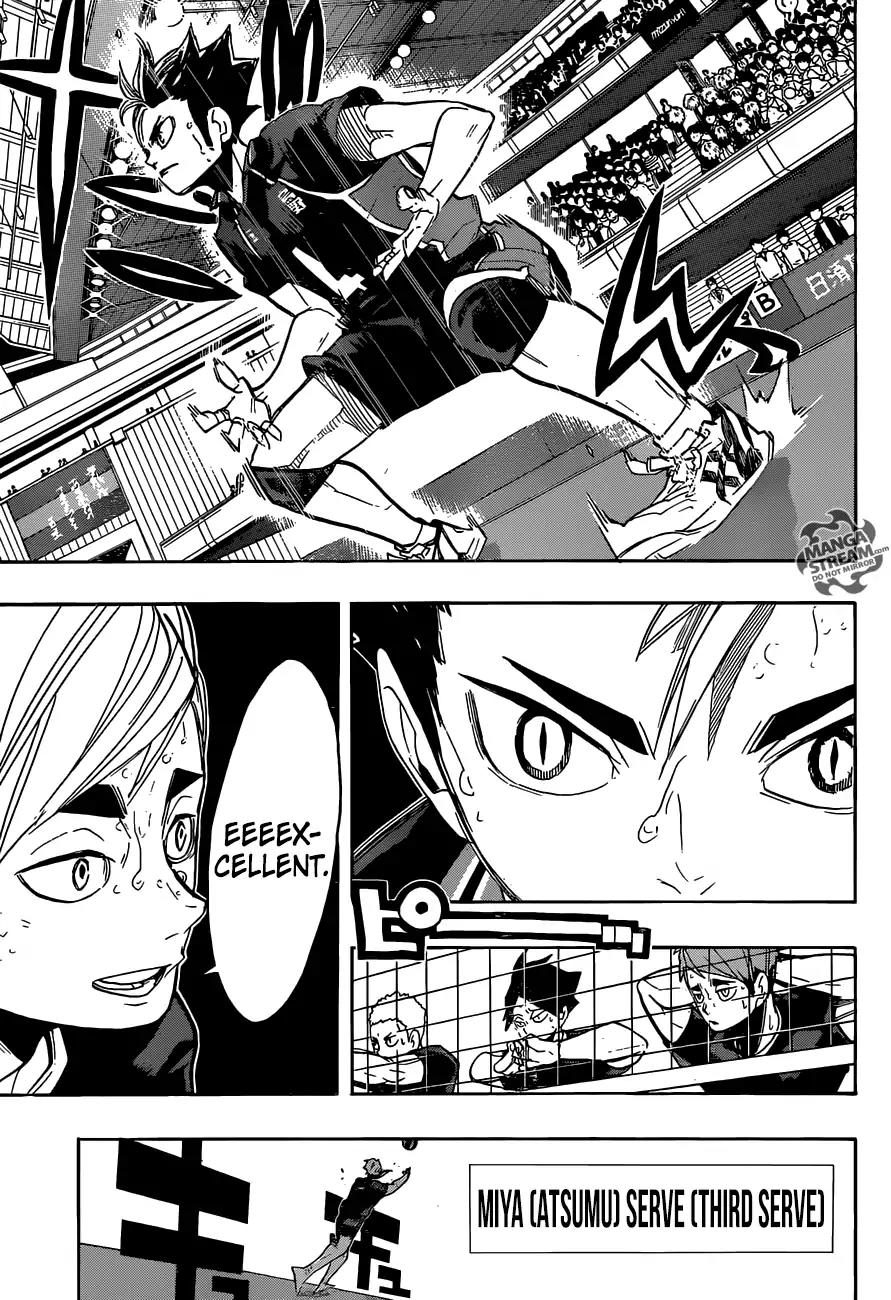 Haikyu!! Chapter 270 page 12 - Chapter 270: Interumental Trio Ensemble Haruichi Furudate