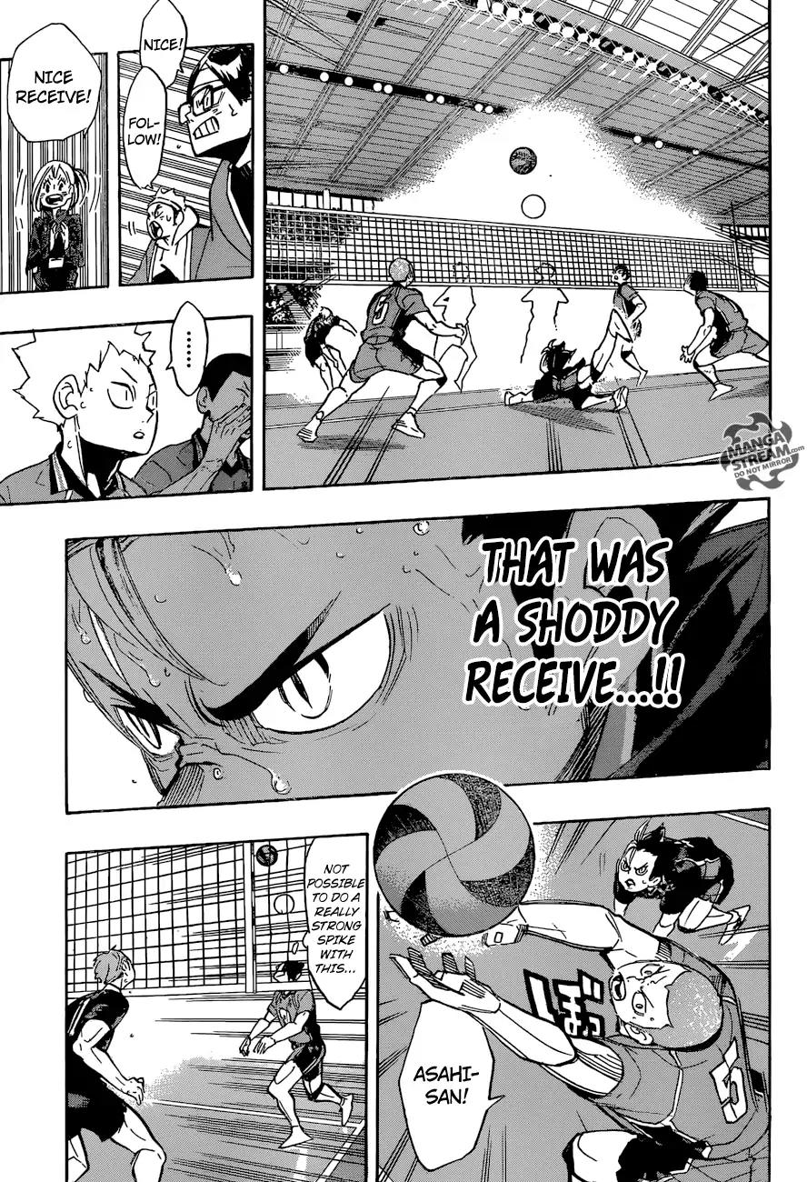 Haikyu!! Chapter 270 page 14 - Chapter 270: Interumental Trio Ensemble Haruichi Furudate