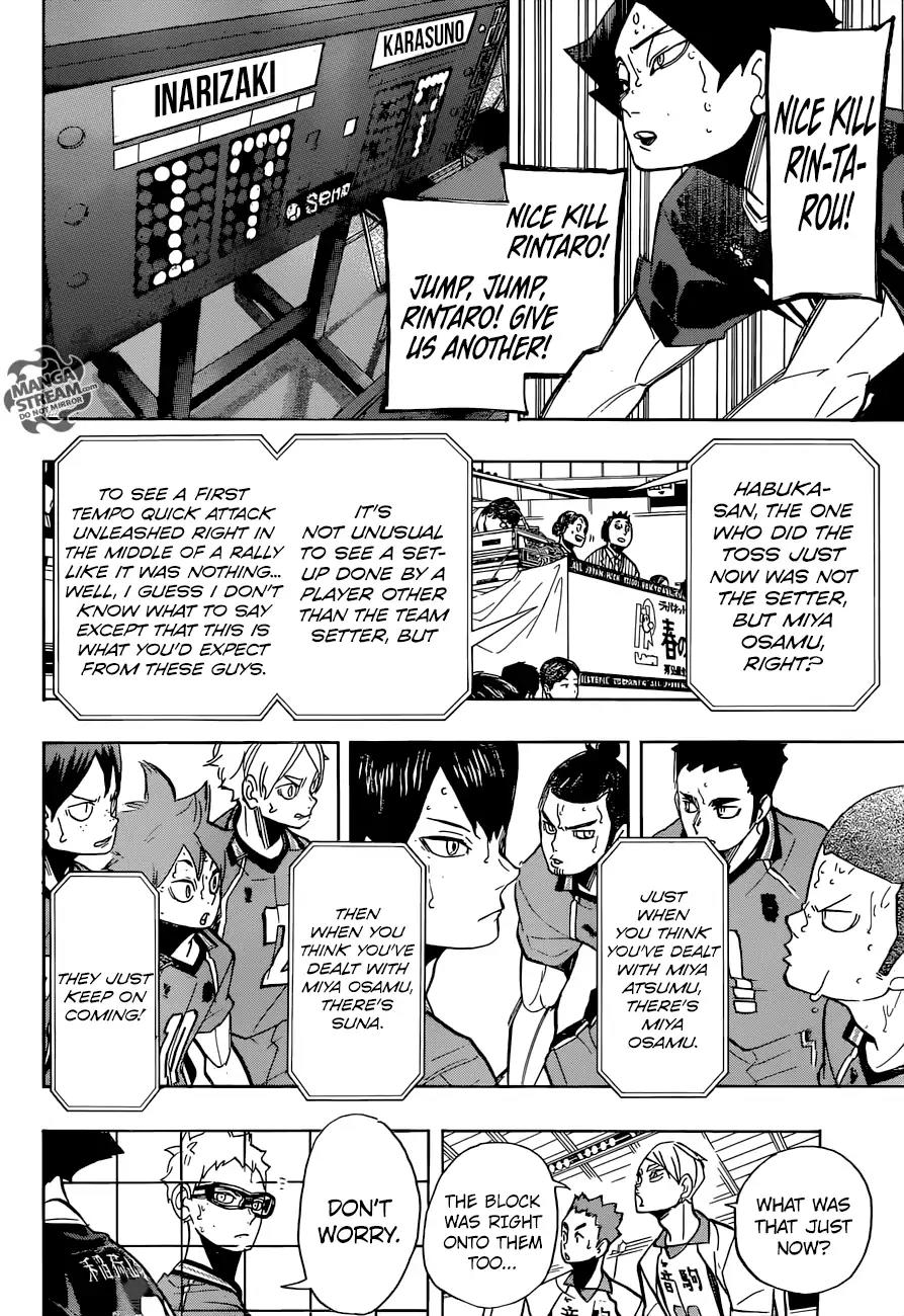 Haikyu!! Chapter 270 page 19 - Chapter 270: Interumental Trio Ensemble Haruichi Furudate