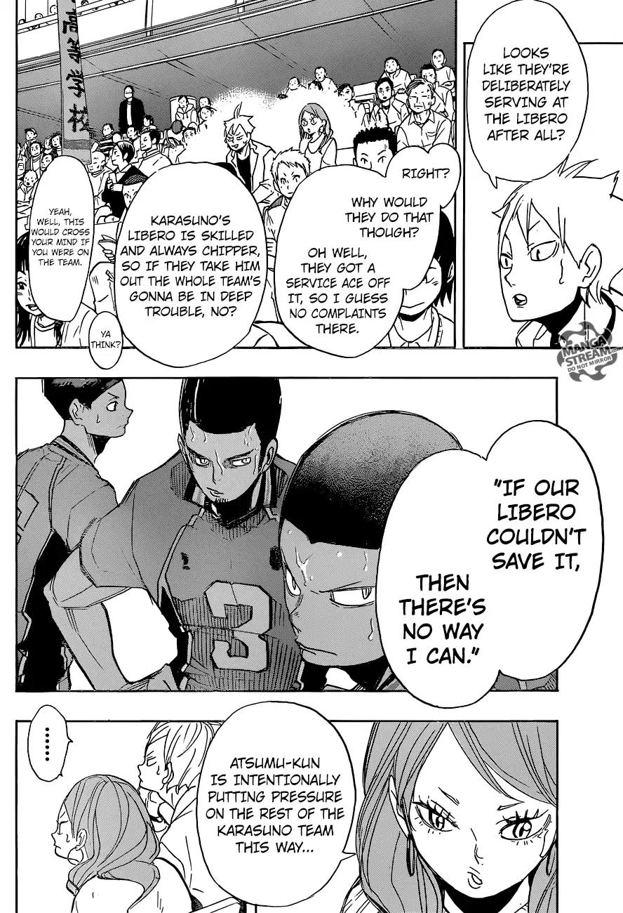 Haikyu!! Chapter 270 page 3 - Chapter 270: Interumental Trio Ensemble Haruichi Furudate