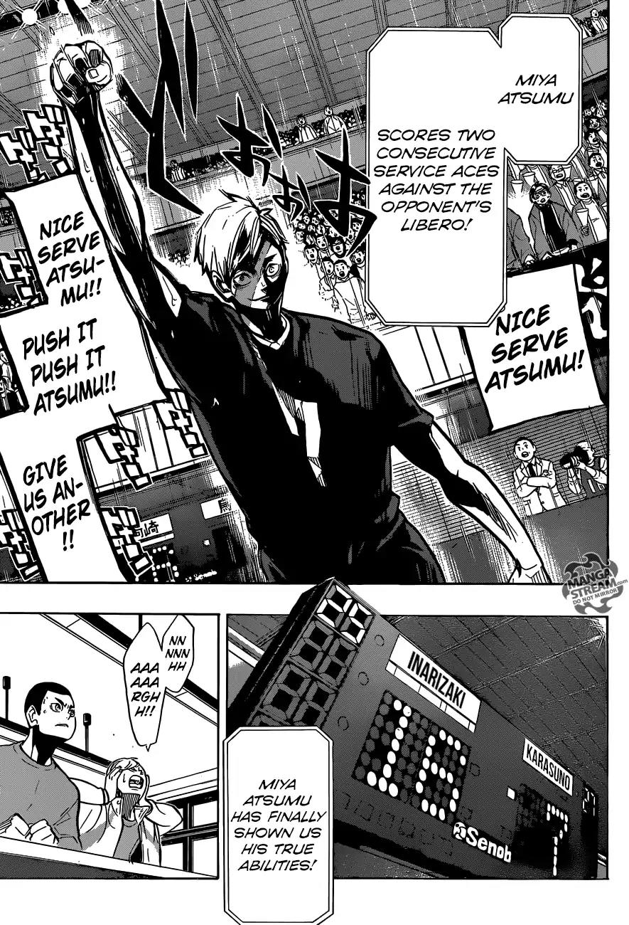 Haikyu!! Chapter 270 page 8 - Chapter 270: Interumental Trio Ensemble Haruichi Furudate