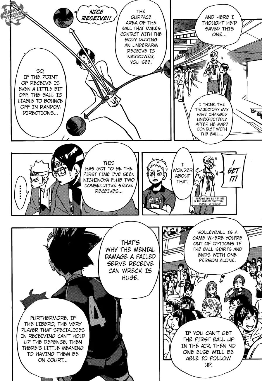 Haikyu!! Chapter 270 page 9 - Chapter 270: Interumental Trio Ensemble Haruichi Furudate