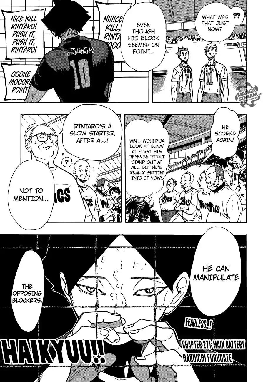 Haikyu!! Chapter 271 page 1 - Chapter 271: Main Battery