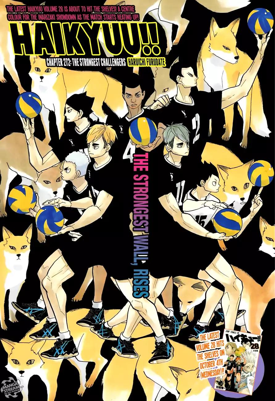 Haikyu!! Chapter 272 page 1 - Chapter 272: The Strongest Challengers