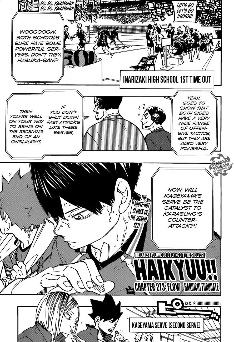 Haikyu!! Chapter 273 page 1 - Chapter 273: Flow
