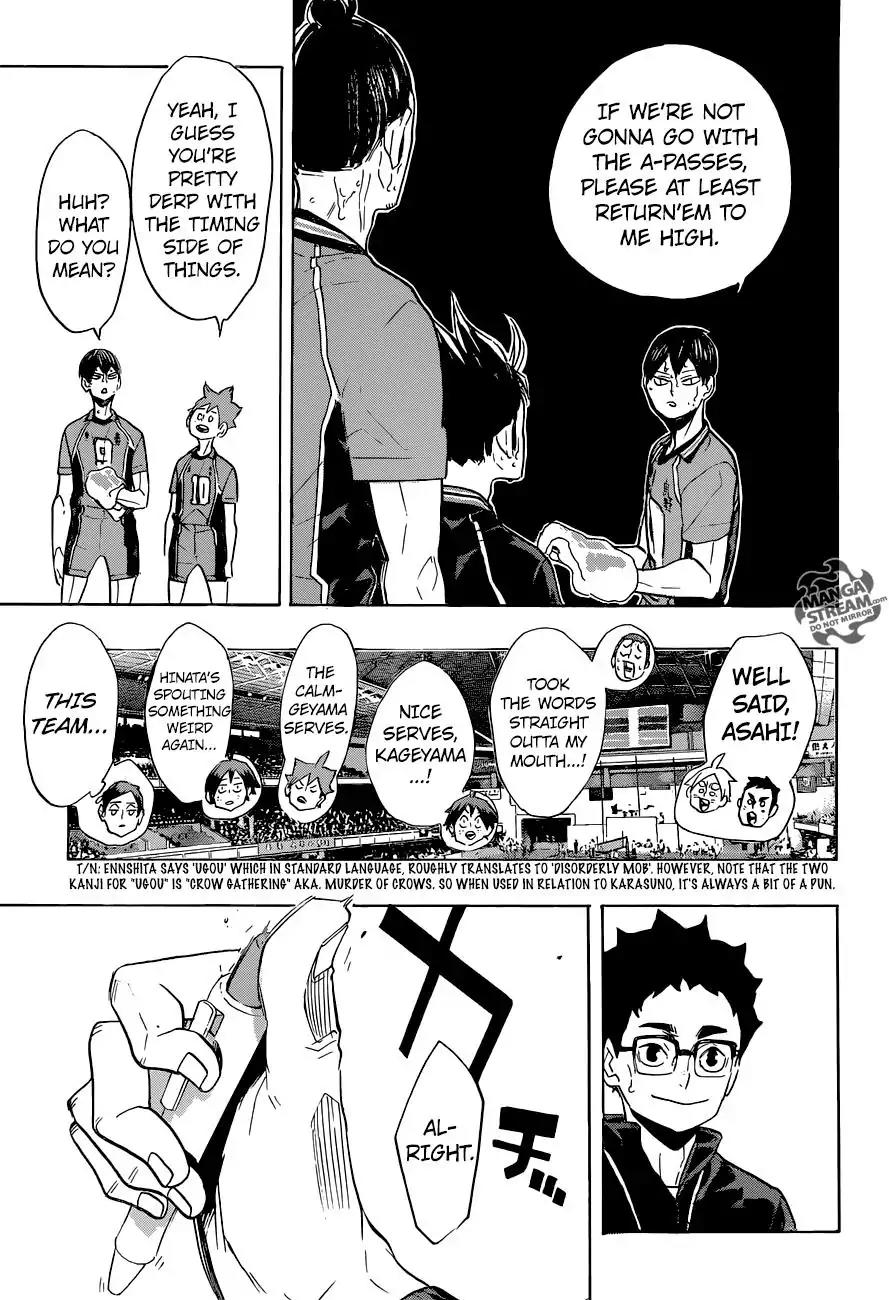 Haikyu!! Chapter 275 page 17 - Chapter 275: Persistence and Accuulation