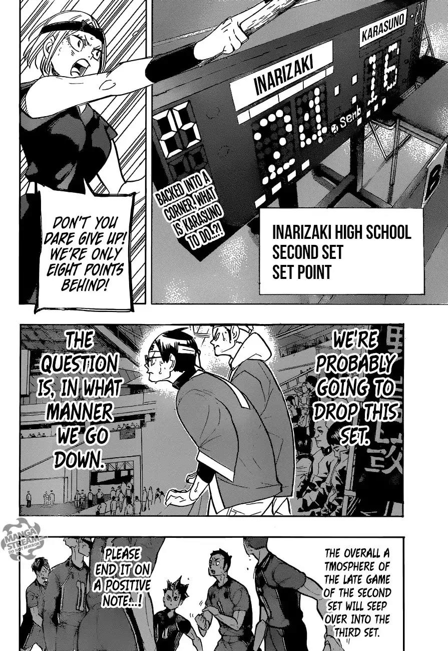 Haikyu!! Chapter 275 page 3 - Chapter 275: Persistence and Accuulation
