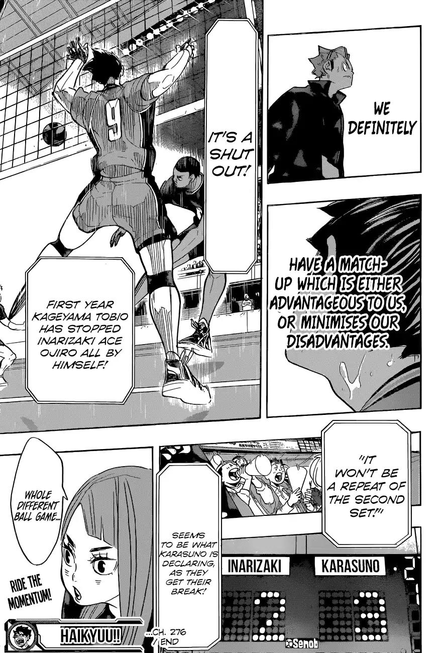 Haikyu!! Chapter 276 page 20 - Chapter 276: This Is War